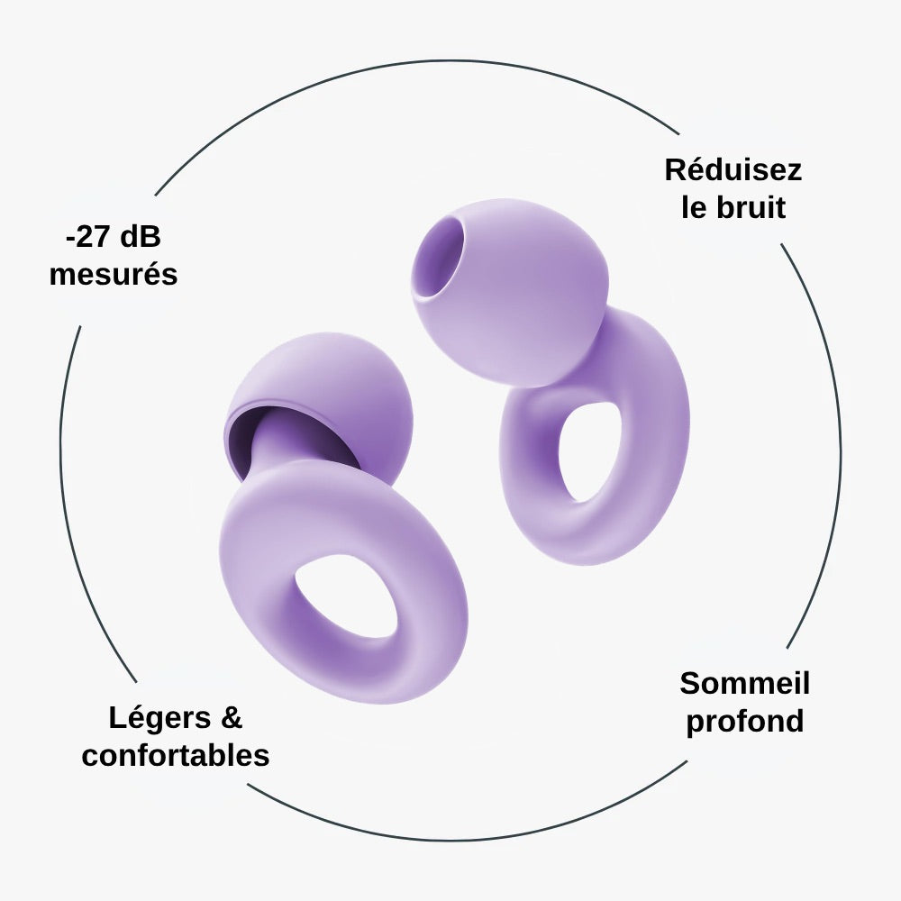 Bouchons d'oreilles PurePause V1 + Boitier offert