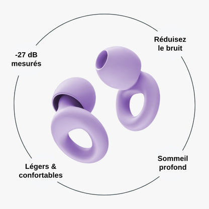 Bouchons d'oreilles PurePause V1 + Boitier offert