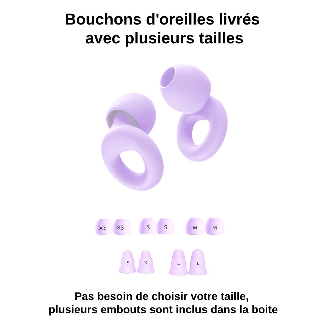 Bouchons d'oreilles PurePause V1 + Boitier offert